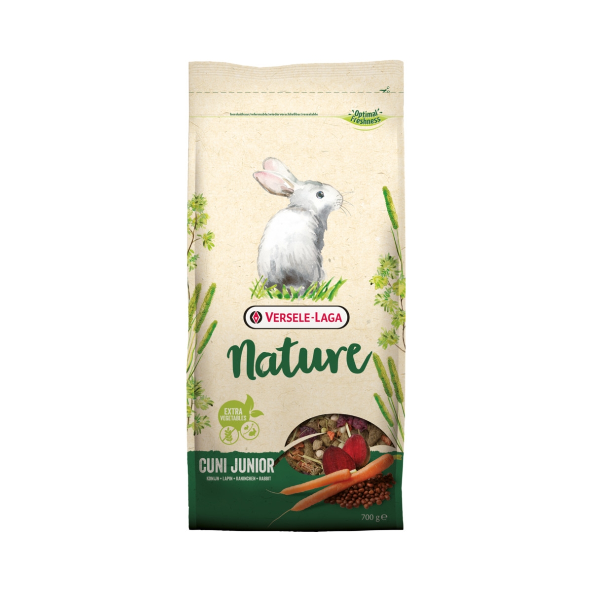 VERSELE-LAGA Nature Pilnvērtīga barība jauniem trušiem, 700 g - Produkta attēls