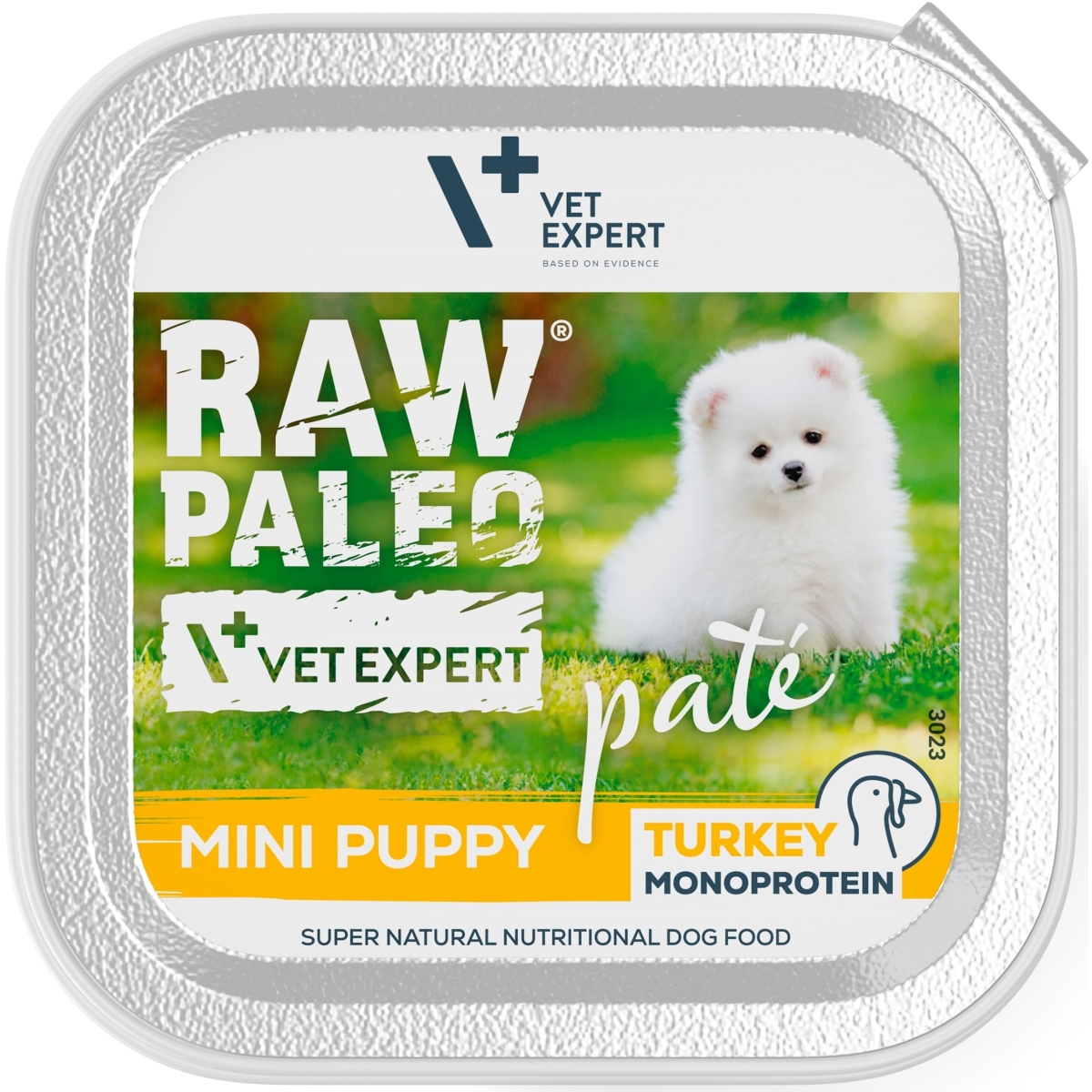 RAW PALEO Mini pastēte kucēniem, tītars, 150g - Produkta attēls