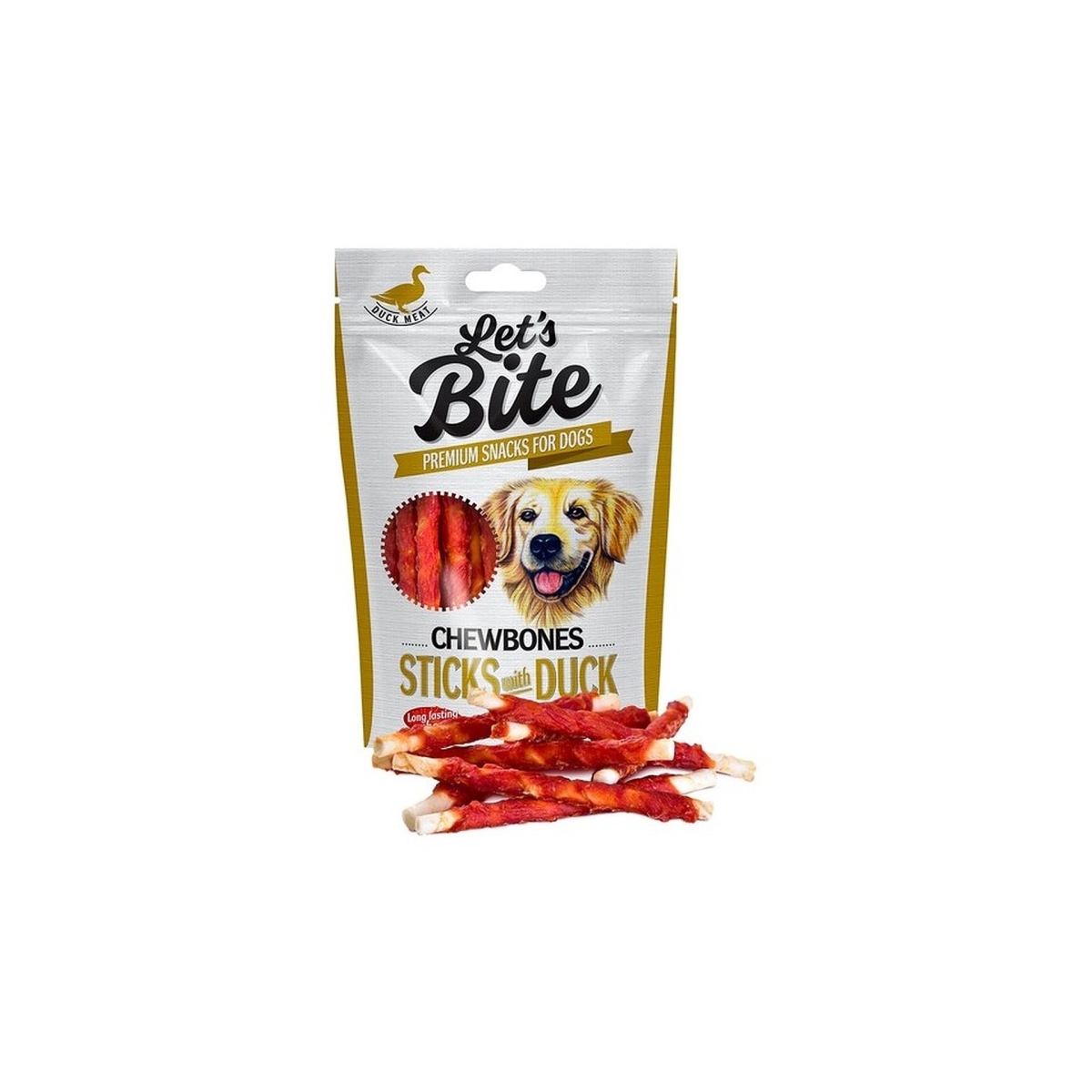 Brit Care Let's Bite Sticks kārums suņiem ar pīli 80 g - Produkta attēls