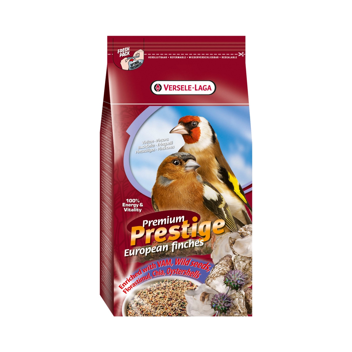 Versele-Laga putnu barība Prem. European Finches, 1 kg - Produkta attēls