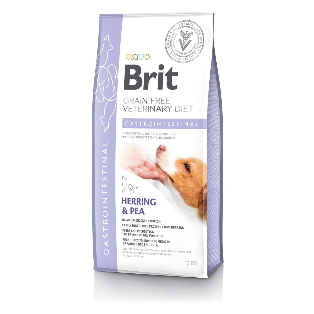 BRIT GF Gastrointestinal sausā barība suņiem, siļķe/zirņi, 12kg - Produkta attēls