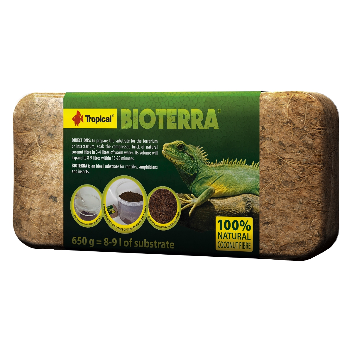 BIOTERRA Tropical substrāts 650g - Produkta attēls