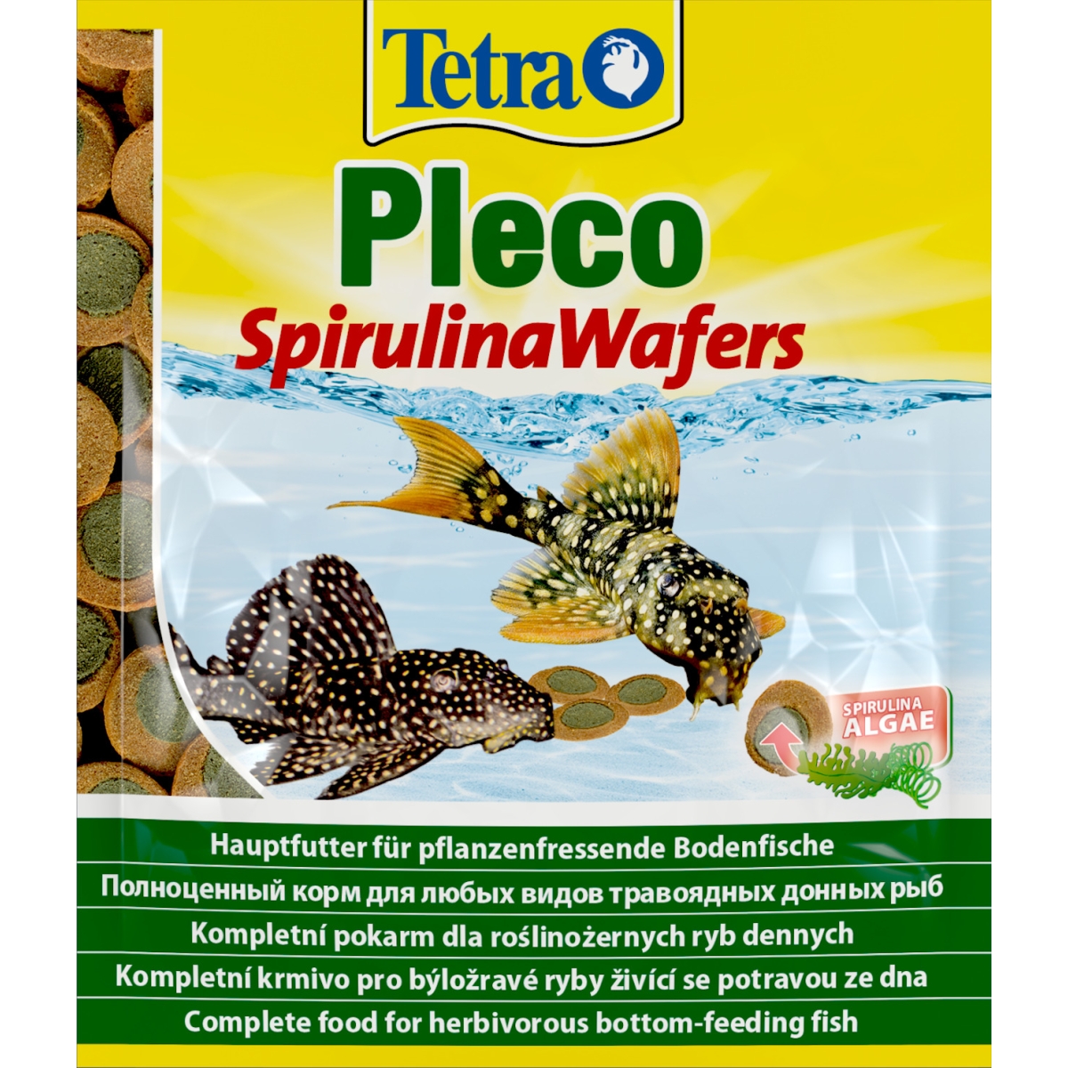 Tetra Pleco barība zivīm ar spirulīnu, 15g - Produkta attēls