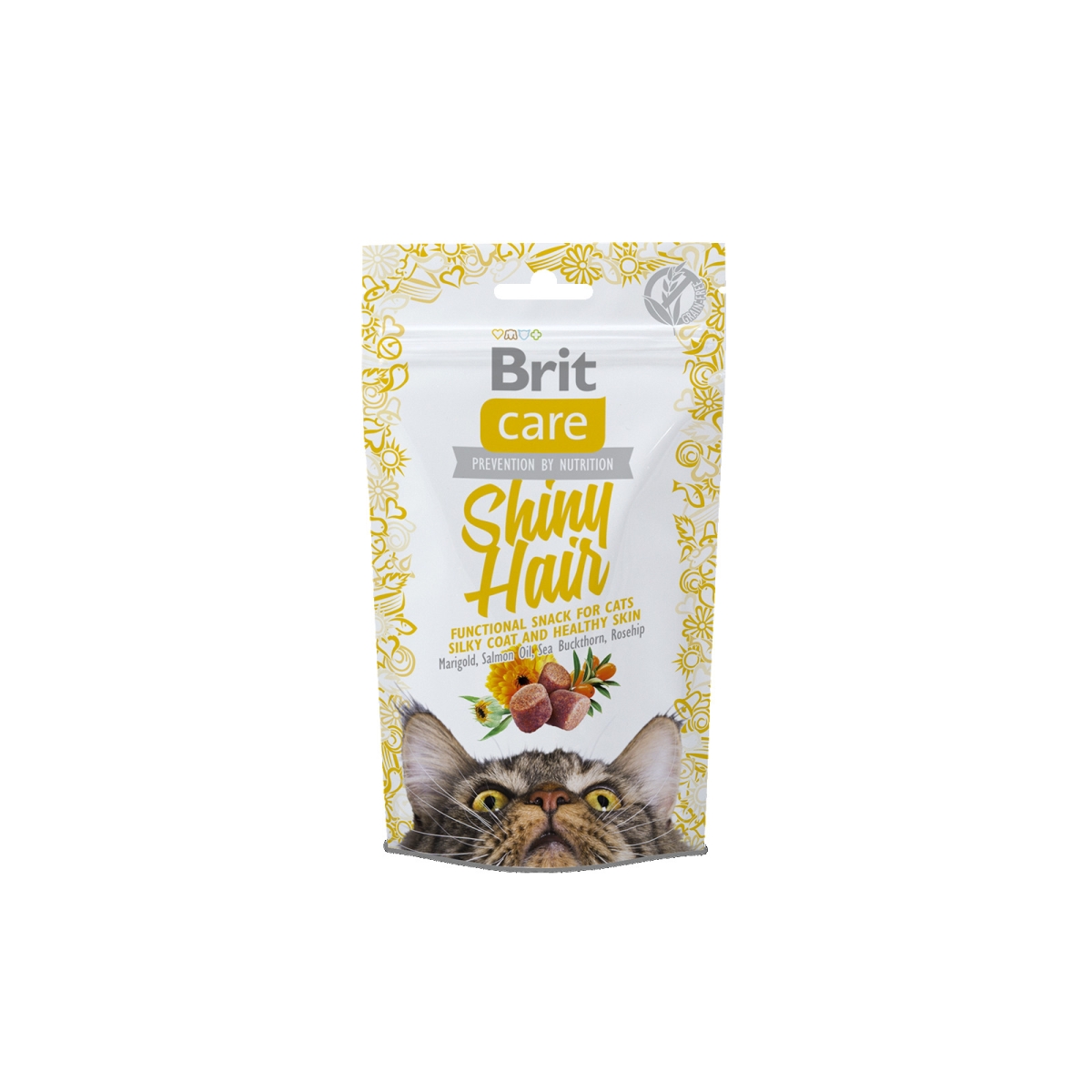 Brit Care gardums kaķiem spīdīgam apmatojumam 50g - Produkta attēls