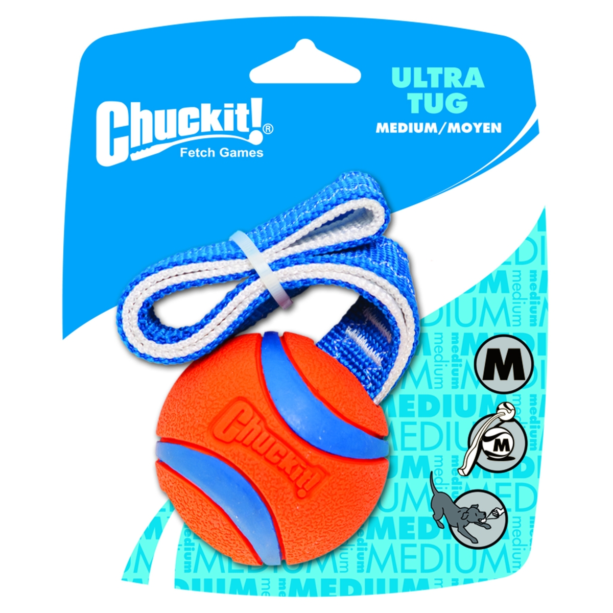 Chuckit Ultra Tug rotaļlieta suņiem, oranža/zila - Produkta attēls