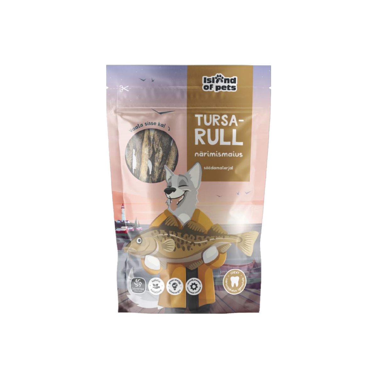 ISLAND OF PETS mencu ādas 100g - Produkta attēls