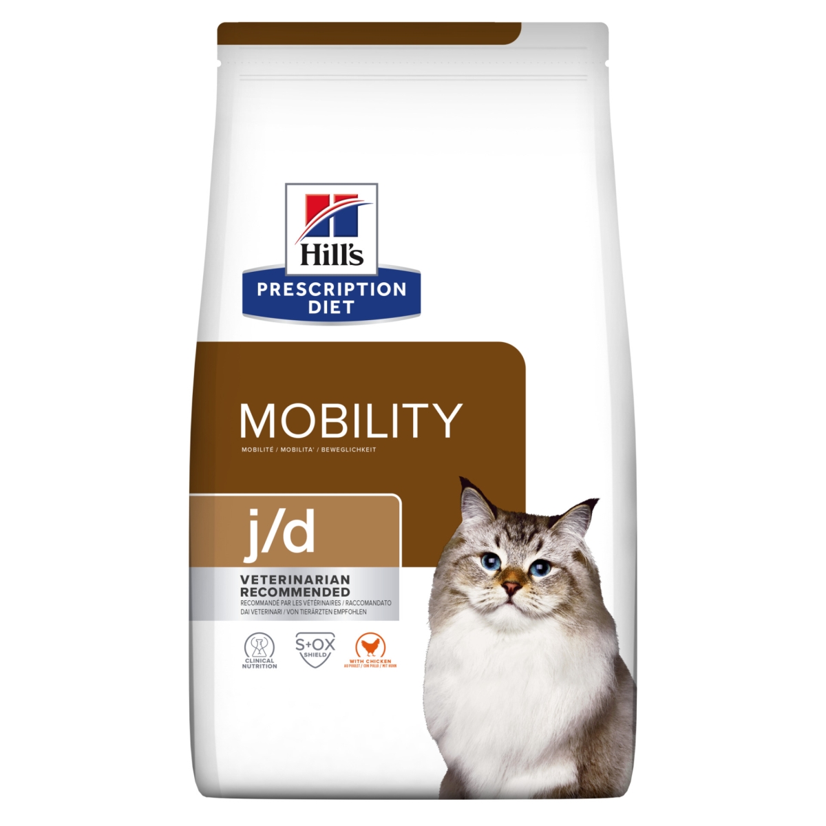 HILL'S PD j/d Mobility sausā barība kaķiem, vista, 1,5kg - Produkta attēls