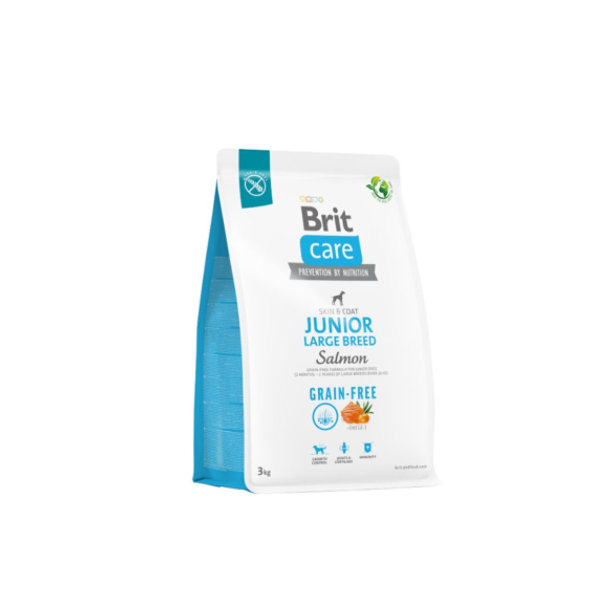 BRIT Care Junior Large Breed sausā barība kucēniem lasis/kartupeļi 3kg - Produkta attēls