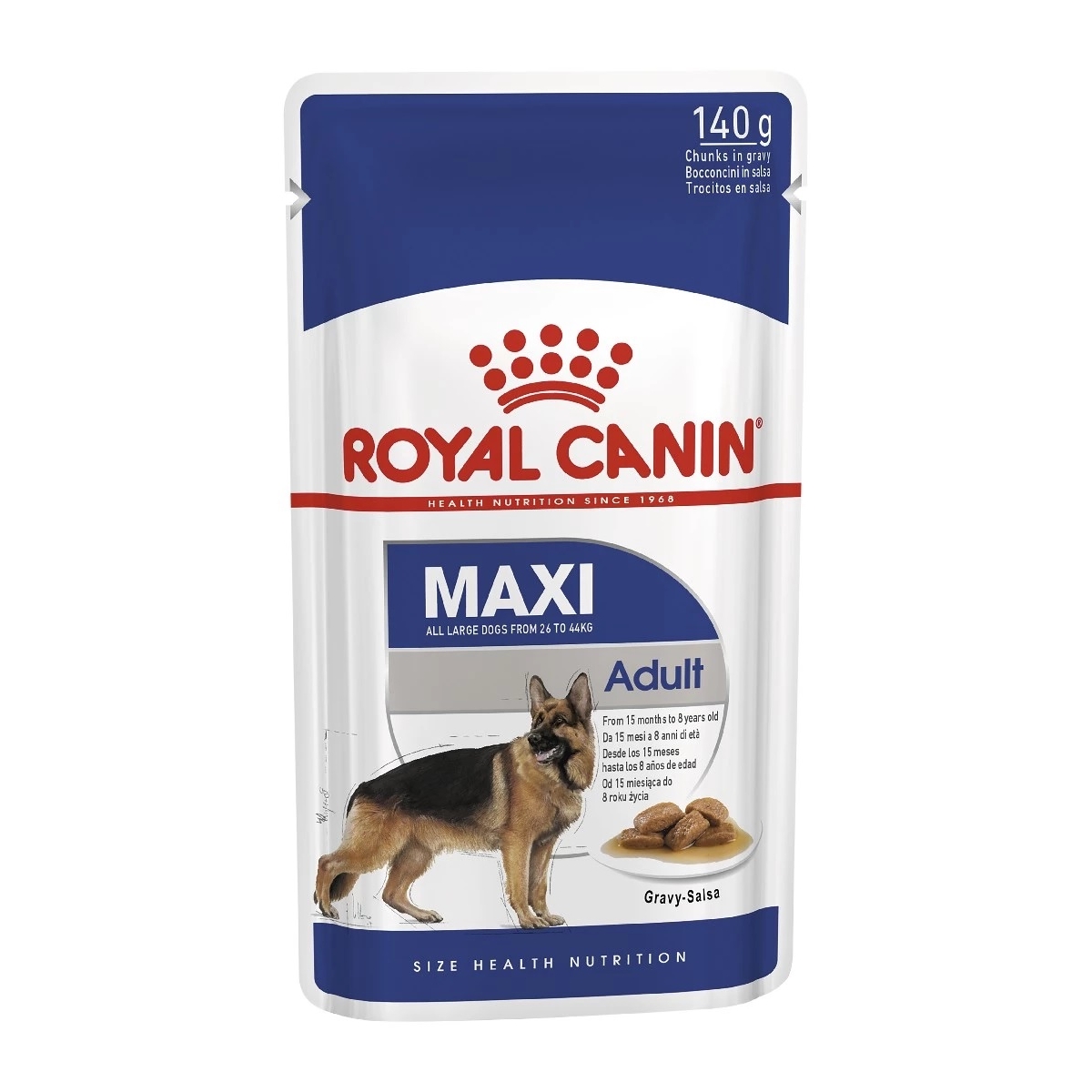 ROYAL CANIN Maxi Adult mitrā barība suņiem, 140g - Produkta attēls