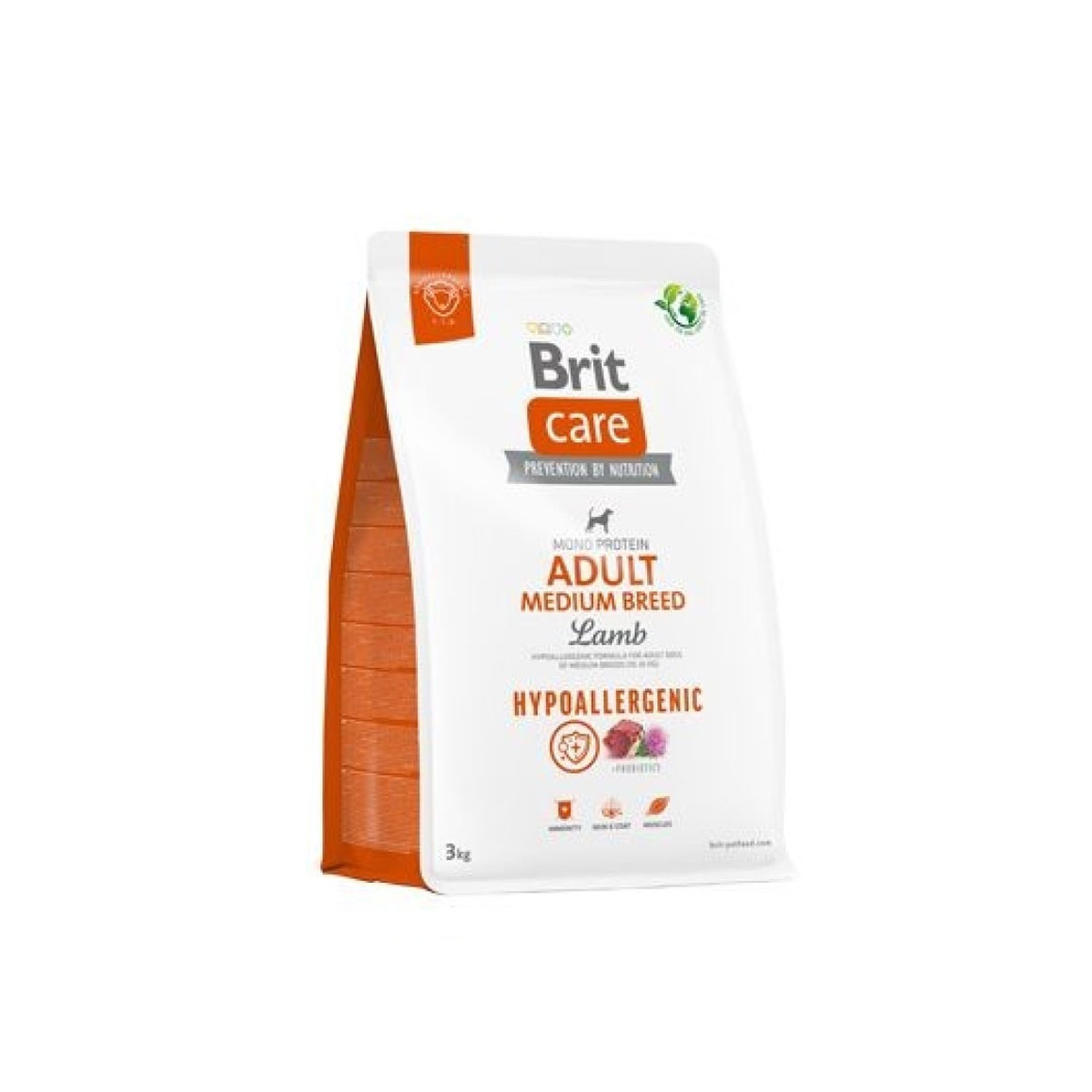 BRIT Care Medium sausā barība vidējo šķirņu suņiem jērs/rīsi 3 kg - Produkta attēls