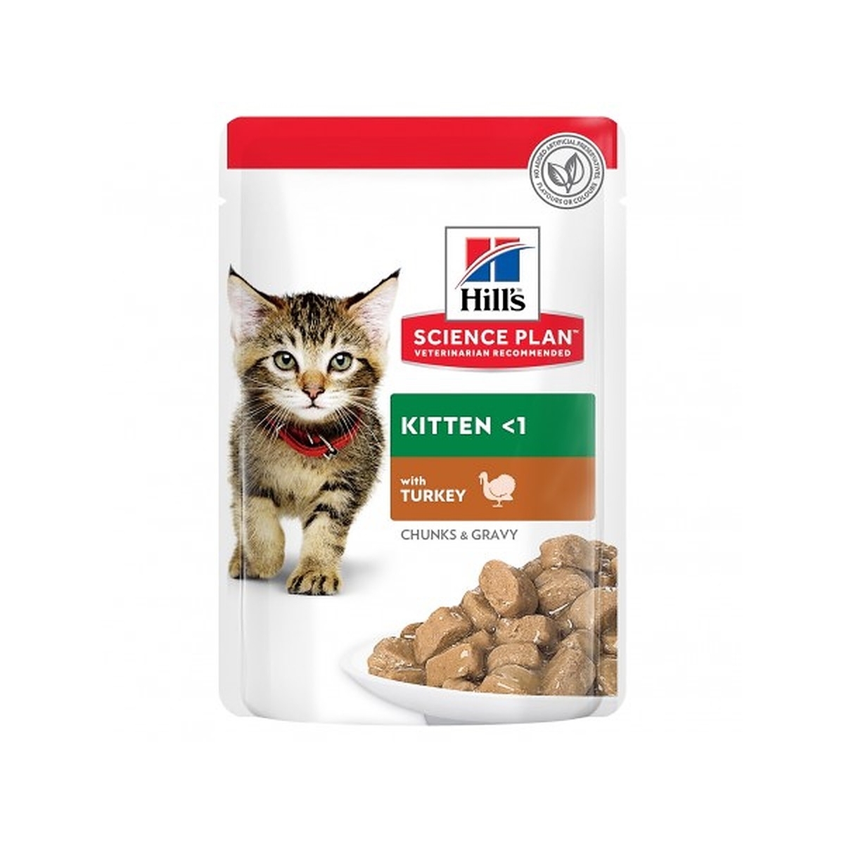 HILL'S SP Kitten mitrā barība kaķēniem, tītars, 85g