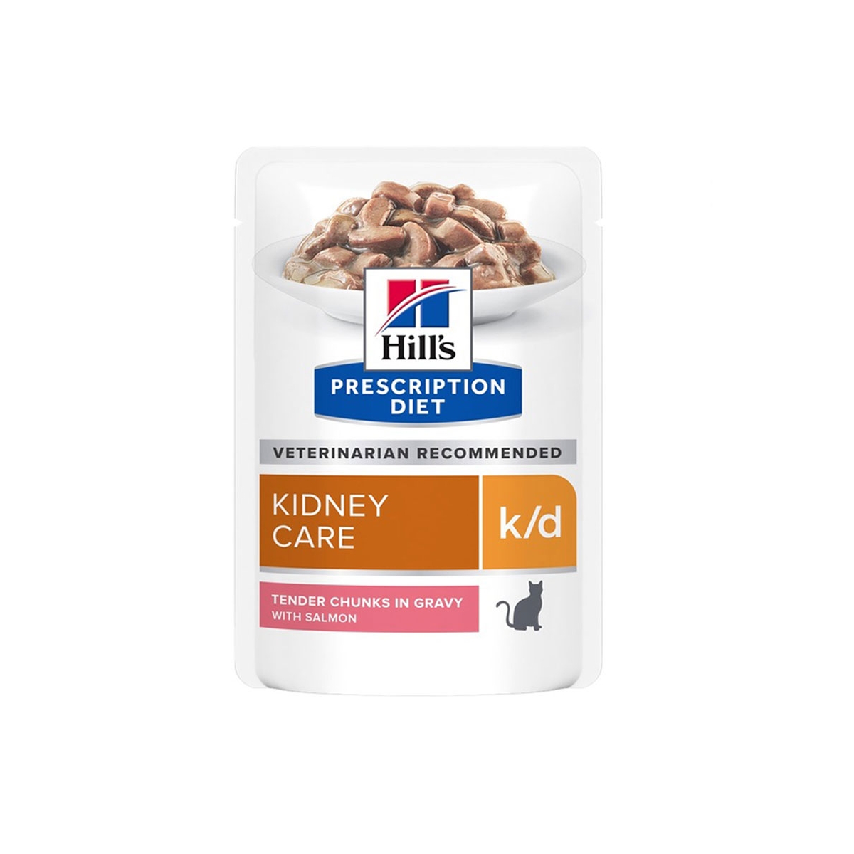 HILL'S PD k/d Kidnay Care mitrā barība kaķiem, lasis, 85g - Produkta attēls