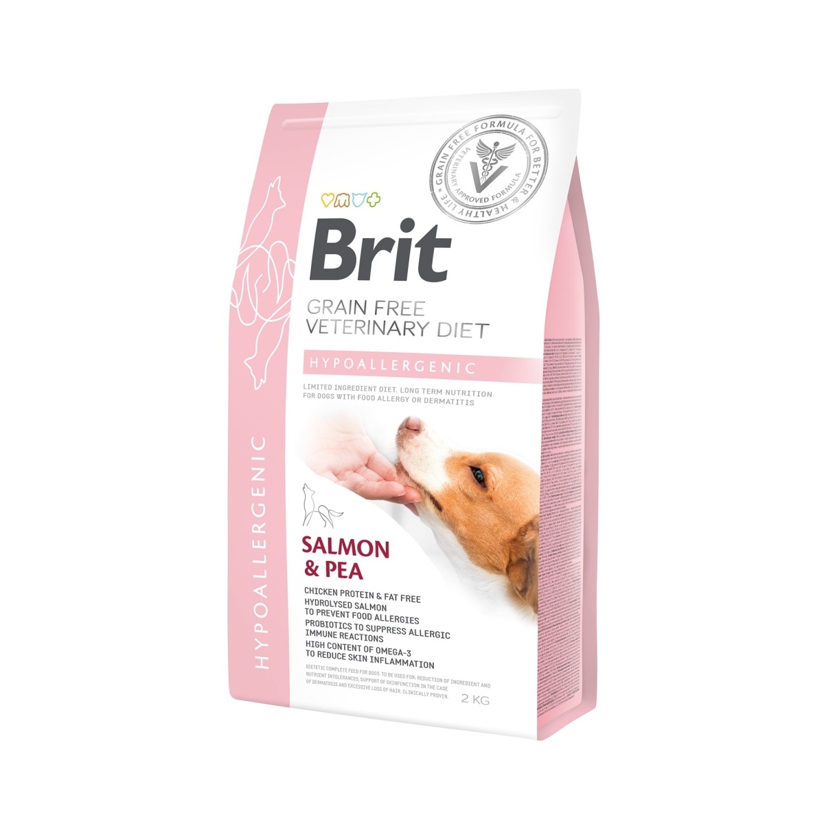 BRIT GF Hypoallergenic sausā barība suņiem, lasis/zirņi, - Produkta attēls