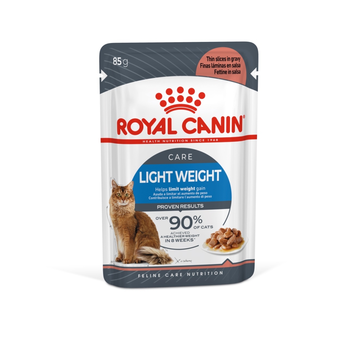 ROYAL CANIN Light Weight mitrā barība želejā kaķiem, 85g - Produkta attēls