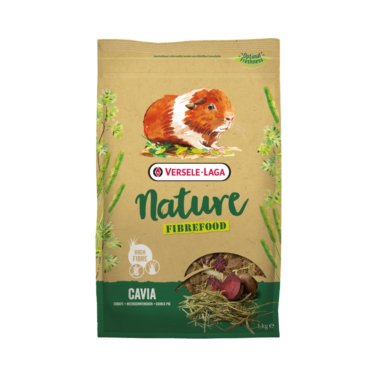 Pilnvērtīga barība jūrascūciņām Versele-Laga Nature , 1 kg - Produkta attēls