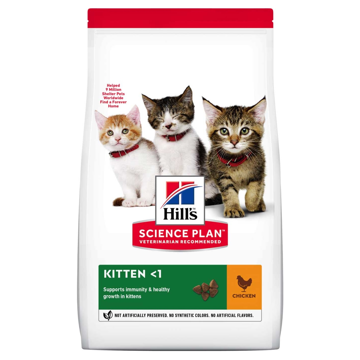 HILL'S SP Kitten sausā barība kaķēniem, vista, 1,5kg - Produkta attēls