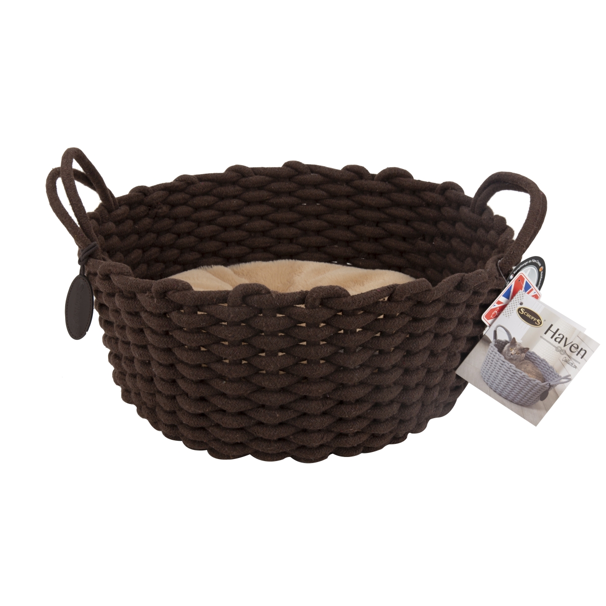 Scruffs Haven Rope midziņa kaķiem, 45 cm, brūna - Produkta attēls