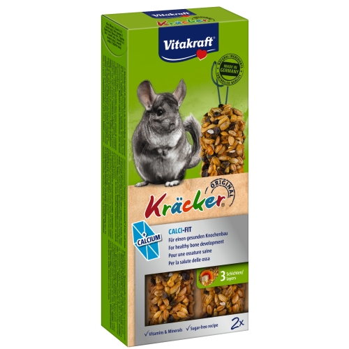 VITAKRAFT KRÄCKER Calci Fit gardumi šinšillām, 2gb