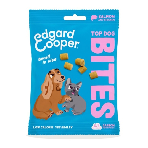 EDGARD COOPER Bites kārumi suņiem lasis/vista, S, 50g