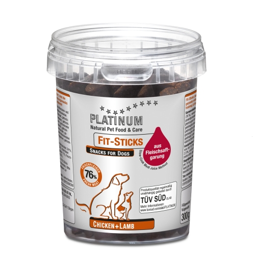 PLATINUM kārumi suņiem, vista/jērs, 300g