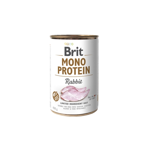 BRIT Care Mono Protein mitrā barība suņiem, trusis, 400 g