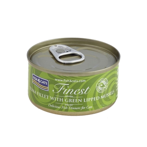 FISH4CATS mitrā barība kaķiem, tuncis/mīdijas, 70 g