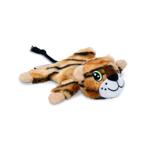 BEEZTEES Roar Tiiger rotaļlieta sunim 18 cm, brūna