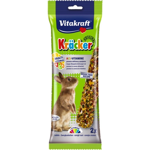 VITAKRAFT KRÄCKER Multi-Vitamin gardums mājas trušiem, 2gb