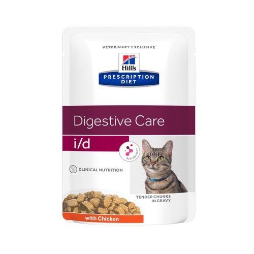 HILL'S PD i/d Feline mitrā barība kaķiem, vista, 85g