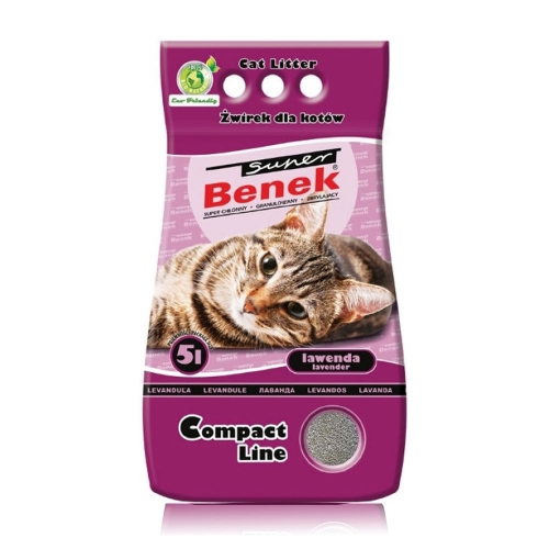 CERTECH Super Benek Compact cementējošie pakaiši, lavanda, 5 L