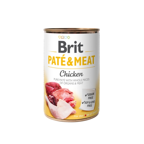 BRIT Care Pate Meat mitrā barība suņiem, vista, 400 g