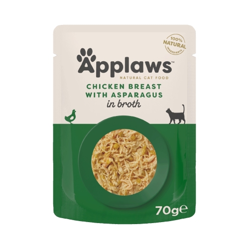 APPLAWS mitrā barība kaķiem, vista/sparģeļi, 70 g