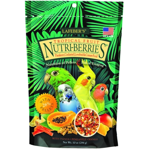 Nutri-Berries Tropical Fruits pilnvērtīga barība maziem putniem 284g