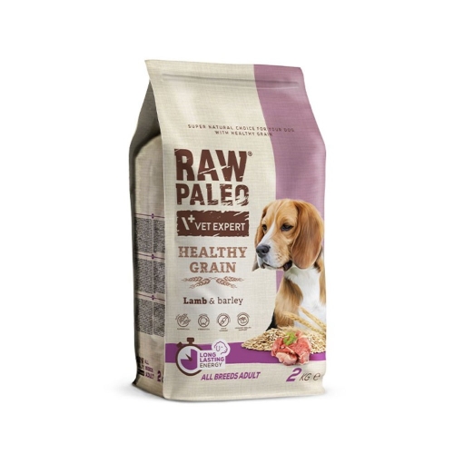 RAW PALEO HG sausā barība suņiem, jēra gaļa/mieži, 2kg