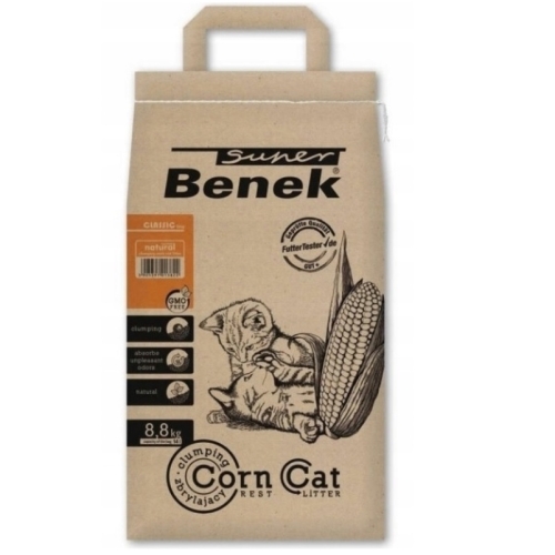 CERTECH Super Benek Natural kukurūzas pakaiši, 14 L