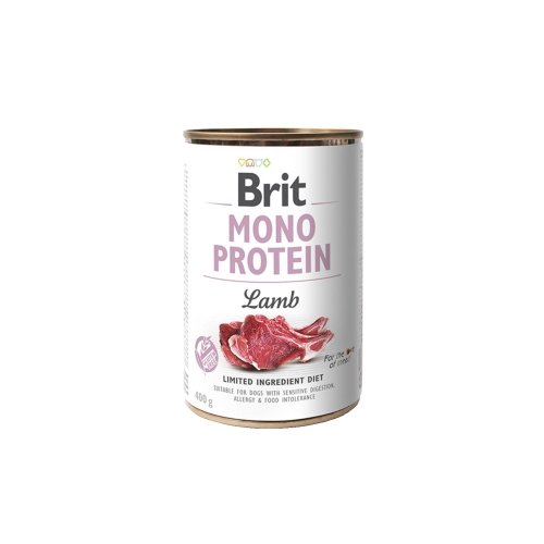 BRIT Care Mono Protein mitrā barība suņiem, jērs, 400 g