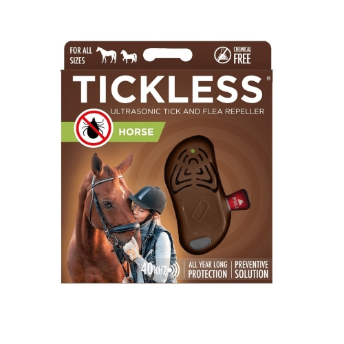 Tickless Horse ultraskaņas repelenta ierīce, brūna