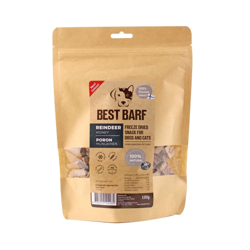 BEST BARF liofilizētas ziemeļbriežu nieres 100g