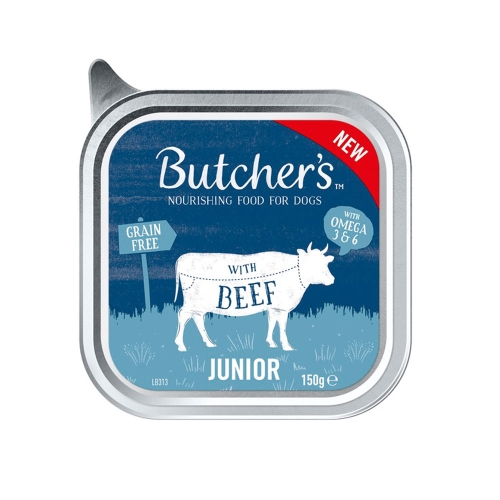 Butcher's Original Junior pastēte kucēniem ar liellopa gaļu 150g