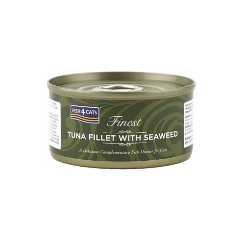 FISH4CATS mitrā barība kaķiem, tuncis/jūraszāles, 70 g