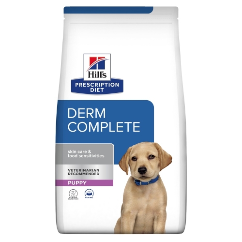 HILL'S PD Derm Complete sausā barība kucēniem, 1,5kg