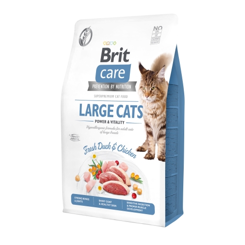 BRIT Care Large sausā barība kaķiem, pīle/vista, 400g