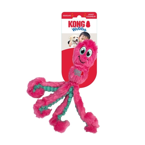 KONG Wubba Octopus rotaļlieta suņiem, S/M, dažādi