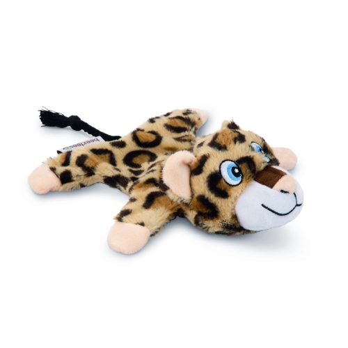 BEEZTEES Taki leopards rotaļlieta sunim, 18 cm, brūna