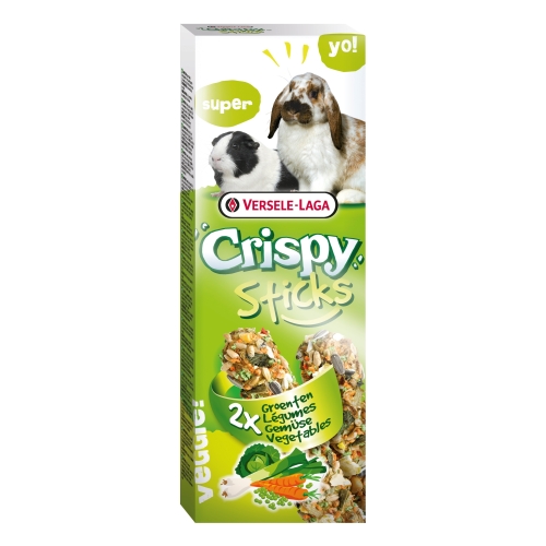 VERSELE-LAGA Crispy Sticks dārzeņu uzkoda trušiem/jūrascūciņām 2gb