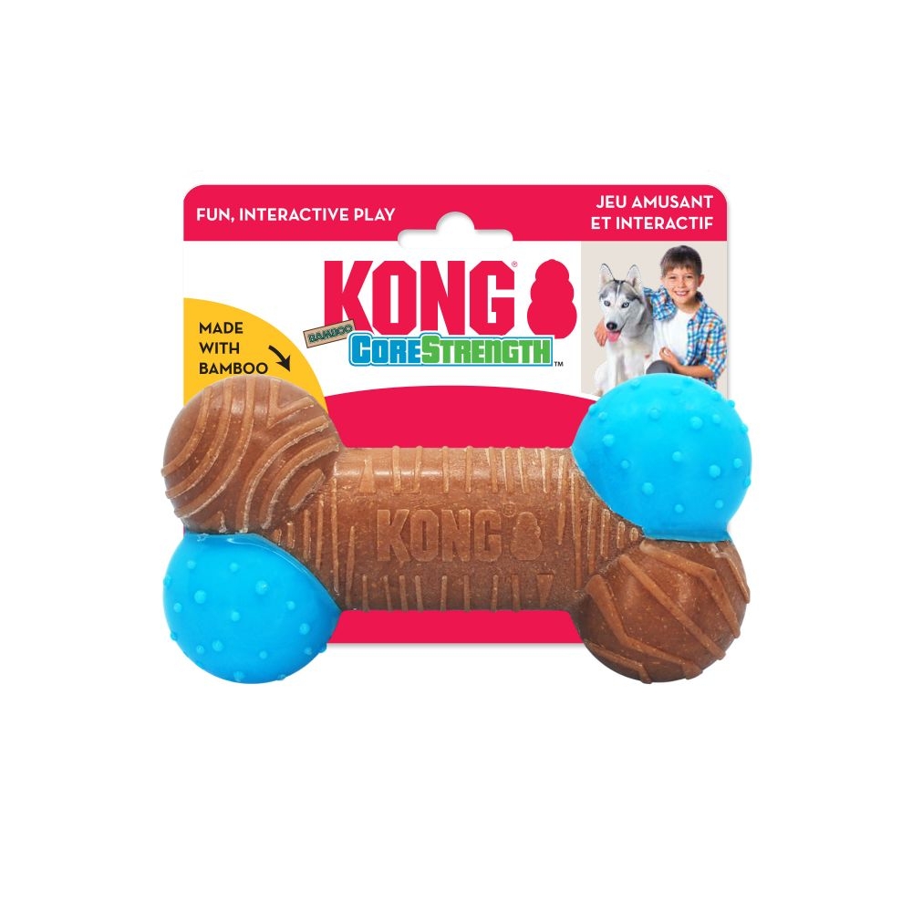 KONG CoreStrenght Bamboo Bone rotaļlieta suņiem, kauls - Produkta attēls 2