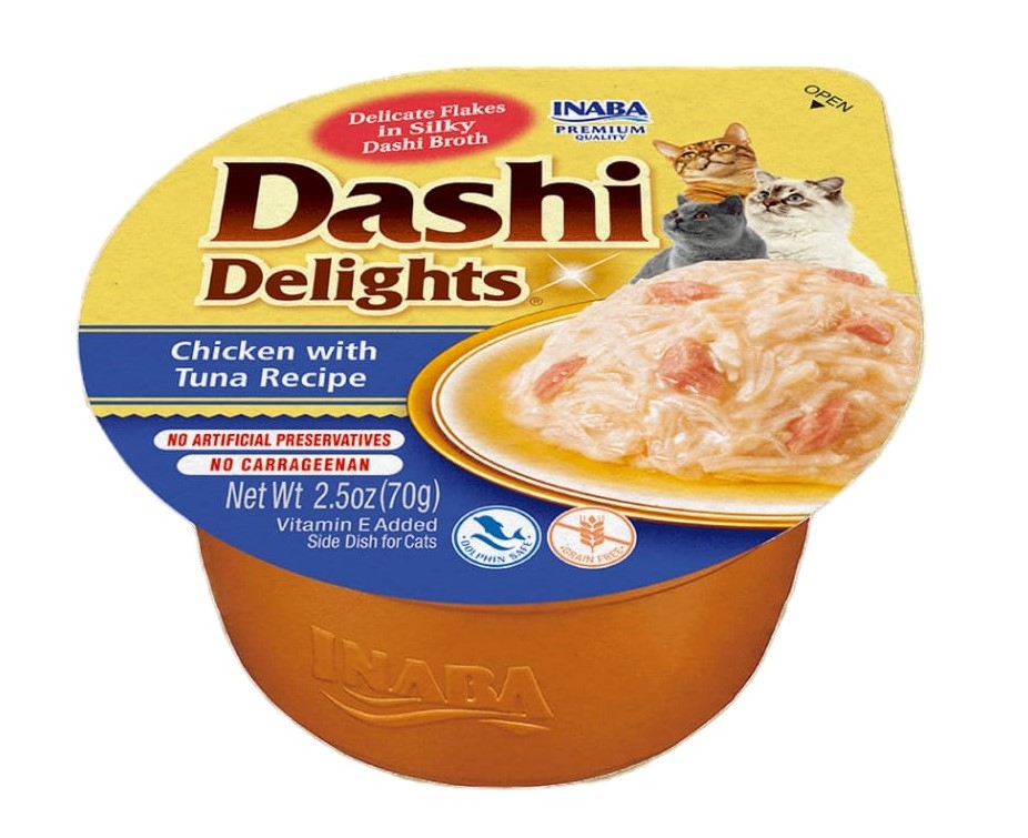 CHURU Dashi Delights gardums kaķiem, vista/tuncis 70g