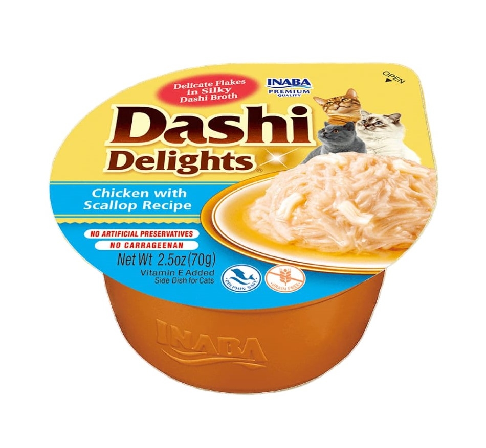 CHURU Dashi Delights gardums kaķiem, vista/ķemmīšgl.70g - Produkta attēls 2