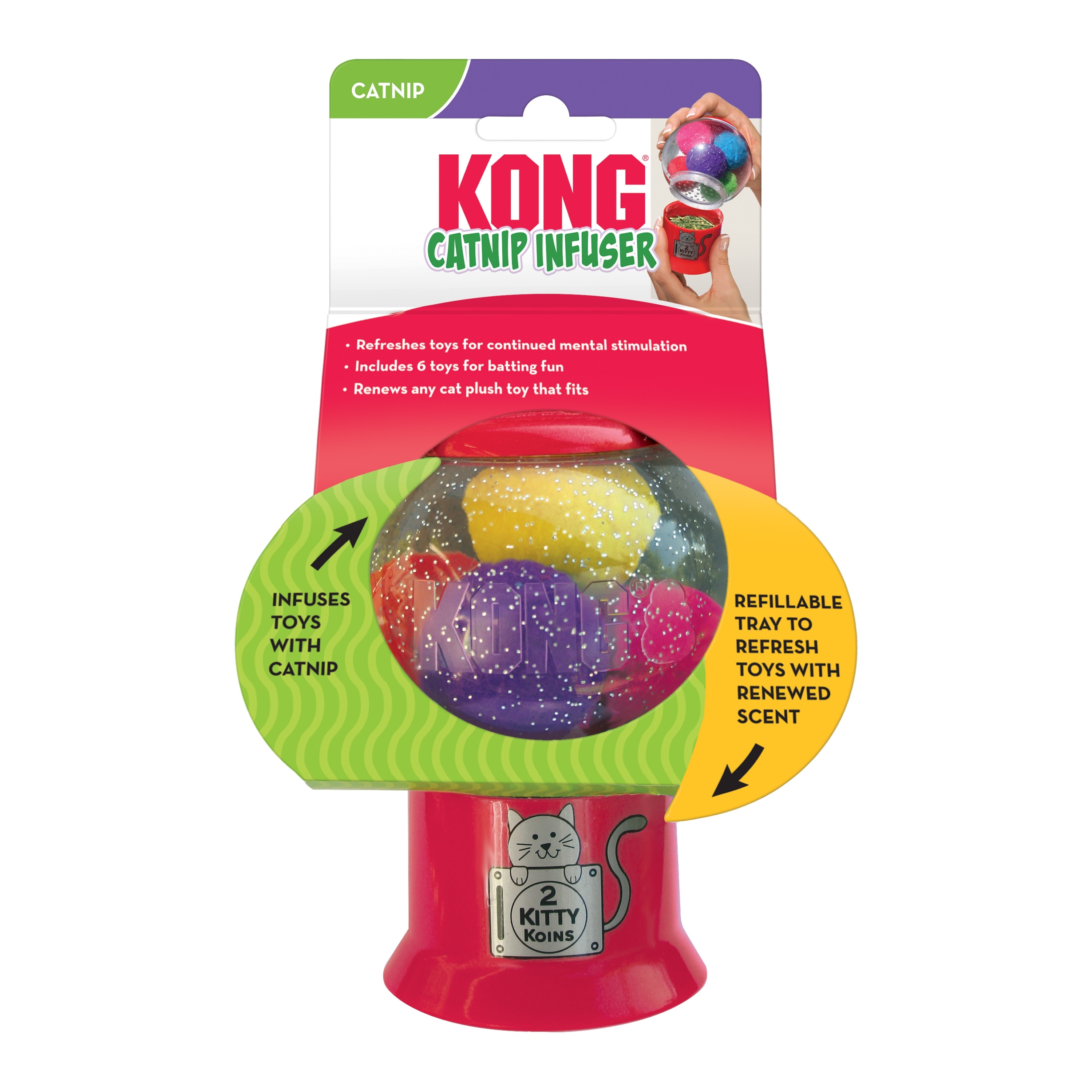 KONG Catnip Infuser rotaļlieta kaķiem