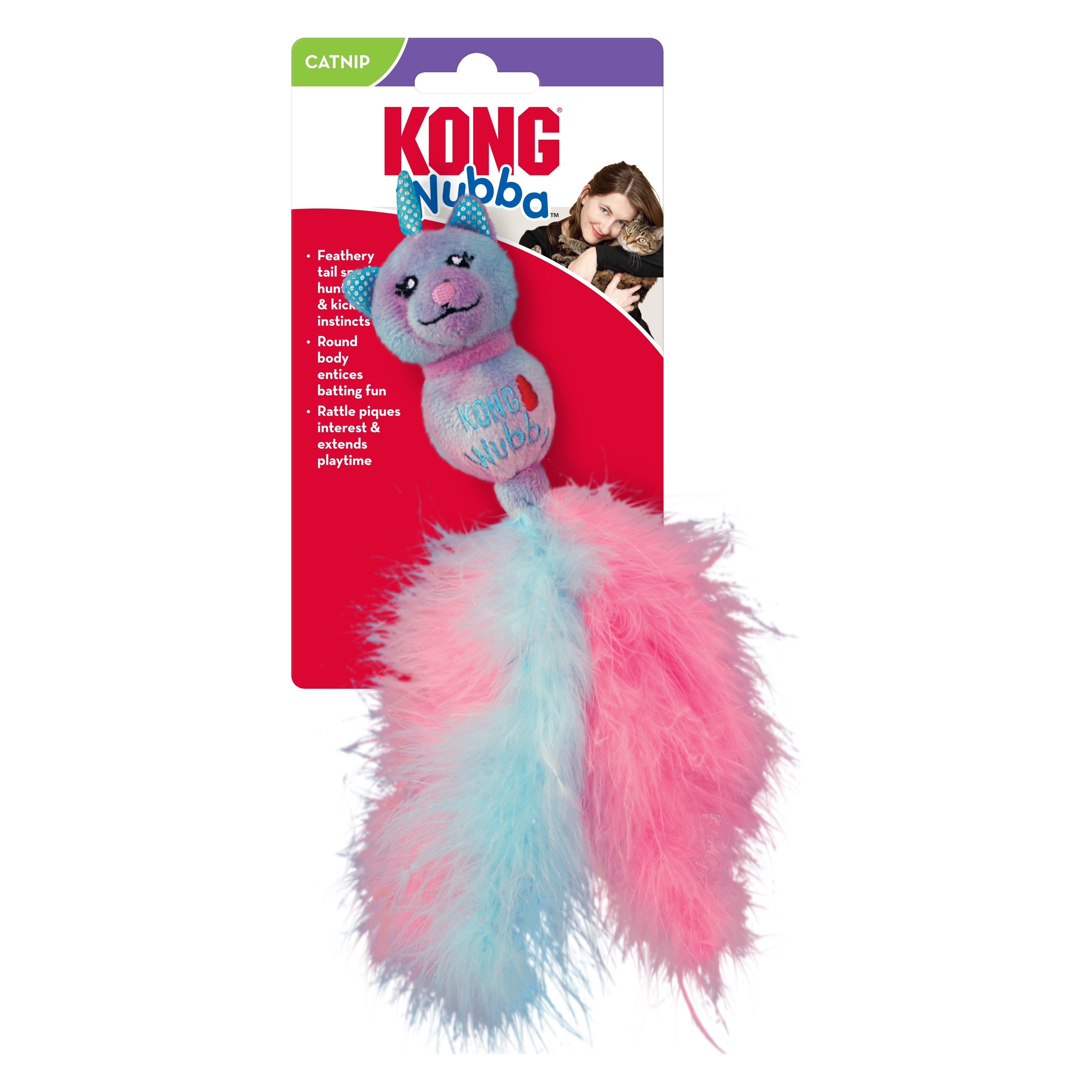 KONG Wubba Caticorn rotaļlieta kaķiem